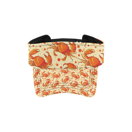 Crab Pattern Print Design 01 Unisex Sun Visor