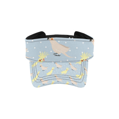 Cockatiel Pattern Print Design 03 Unisex Sun Visor