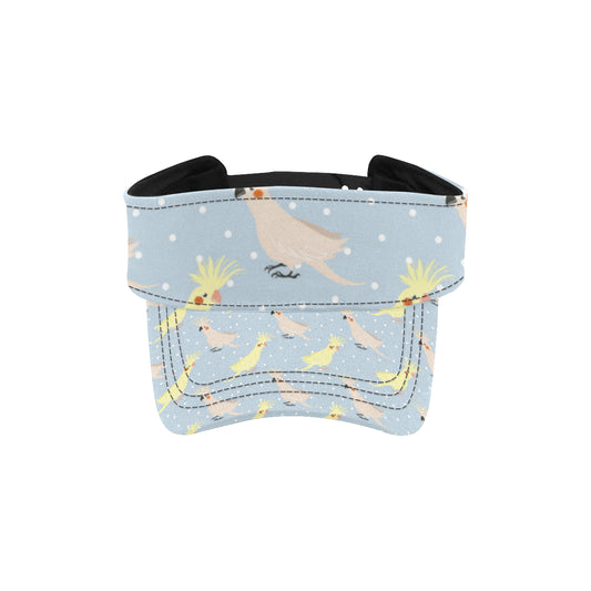 Cockatiel Pattern Print Design 03 Unisex Sun Visor