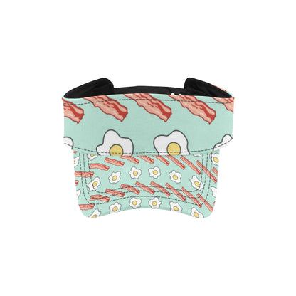 Bacon Sausage Pattern Print Design 01 Unisex Sun Visor