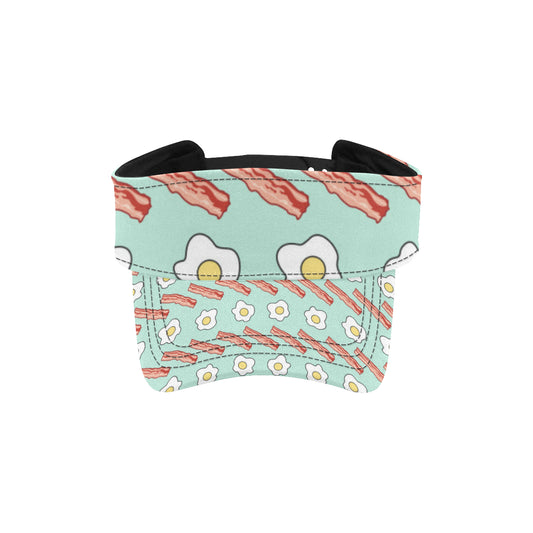 Bacon Sausage Pattern Print Design 01 Unisex Sun Visor