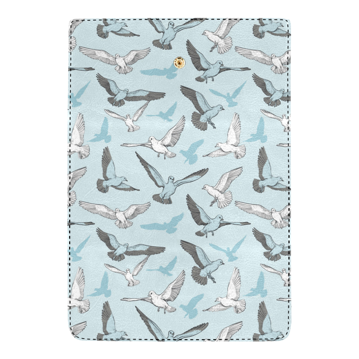 Pigeon Pattern Print Design 03 Women's Trifold Wallet