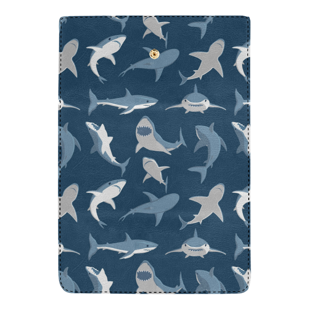 Shark Action Pattern Women's Trifold Wallet