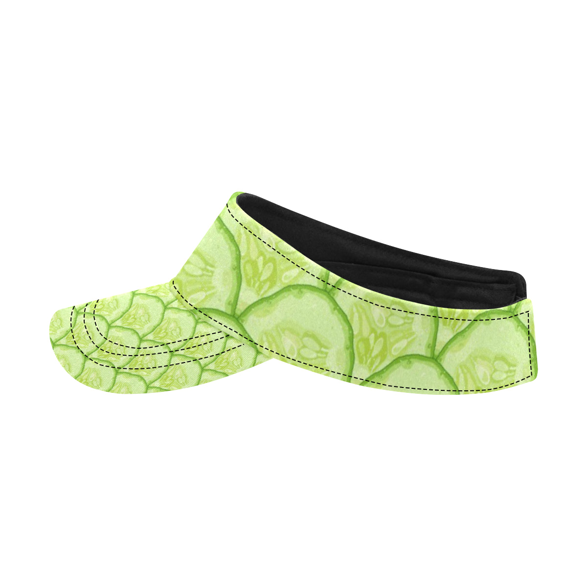 Cucumber Pattern Print Design CC04 Unisex Sun Visor