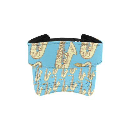 Saxophone Pattern Print Design 03 Unisex Sun Visor