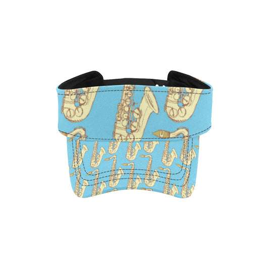 Saxophone Pattern Print Design 03 Unisex Sun Visor