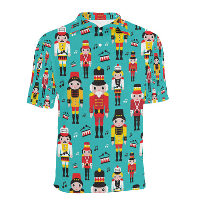 Nutcracker Pattern Print Design A03 Men Polo Shirt