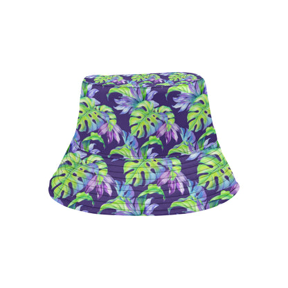 Tropical Flower Pattern Print Design TF019 Unisex Bucket Hat