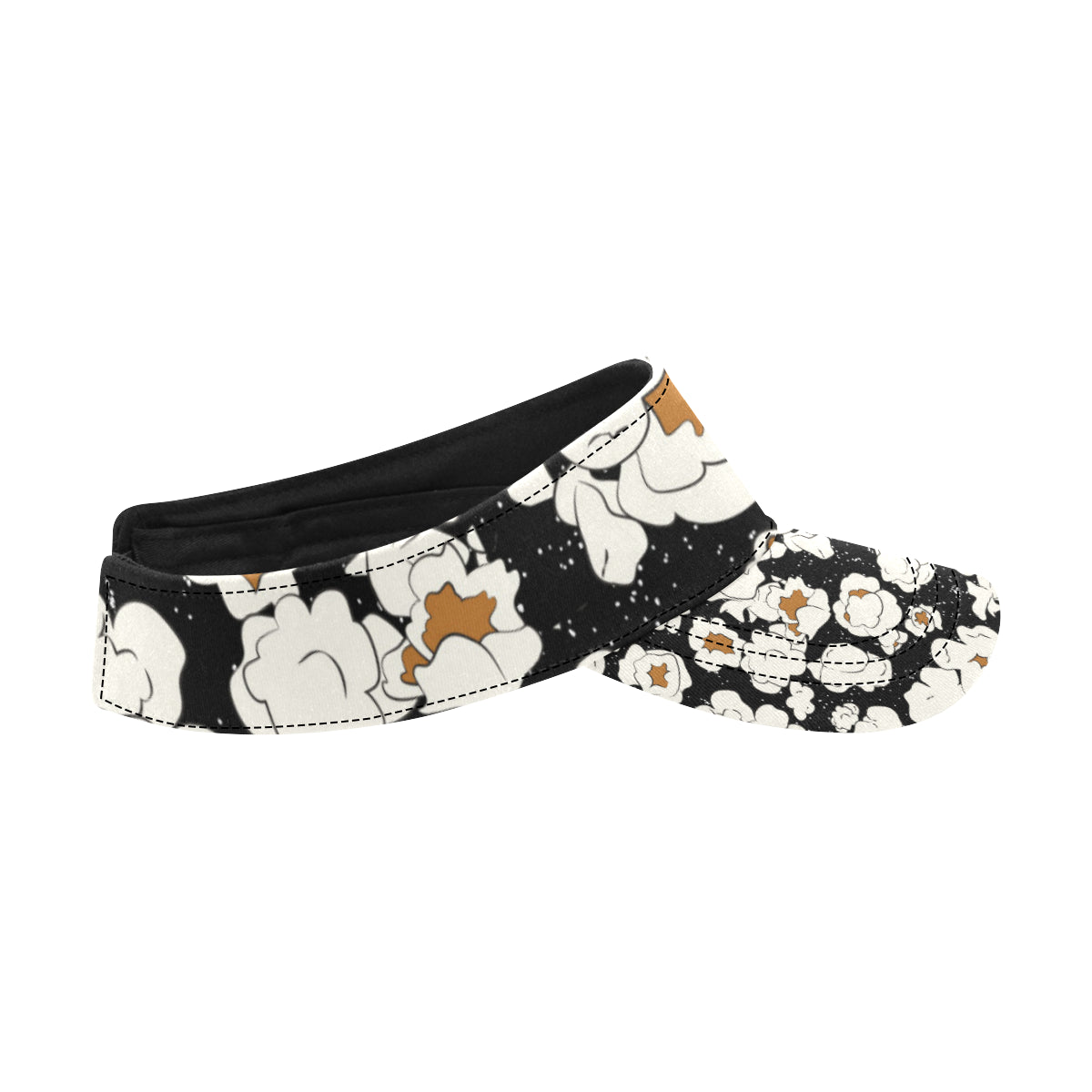 Popcorn Pattern Print Design A02 Unisex Sun Visor