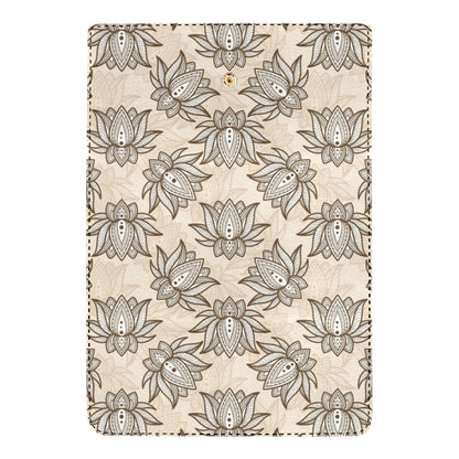 lotus Boho Pattern Print Design LO05 Women's Trifold Wallet