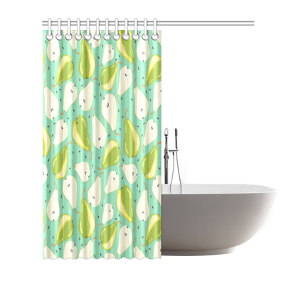 Pear Pattern Print Design PE04 Shower Curtain