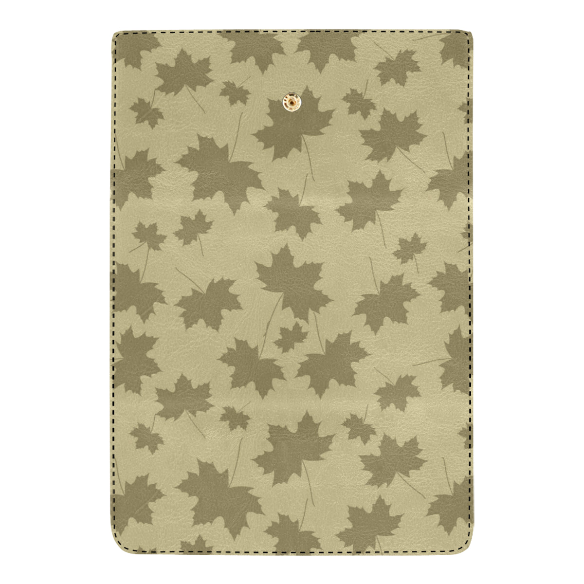Maple Leaf Pattern Print Design 01 Women's Trifold Wallet
