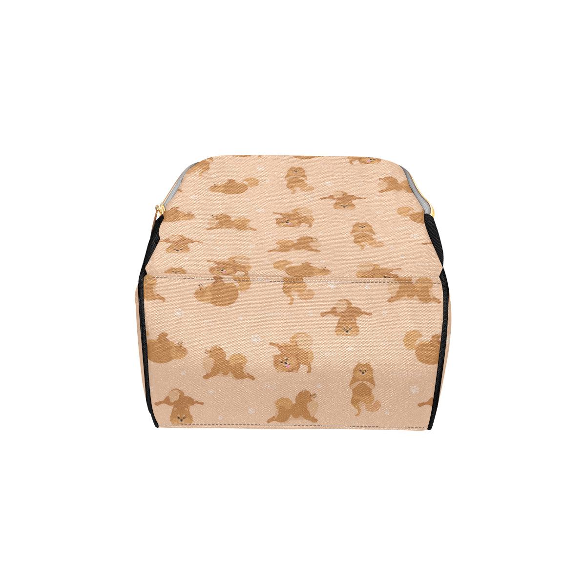 Pomeranians Pattern Print Design A06 Diaper Bag Backpack