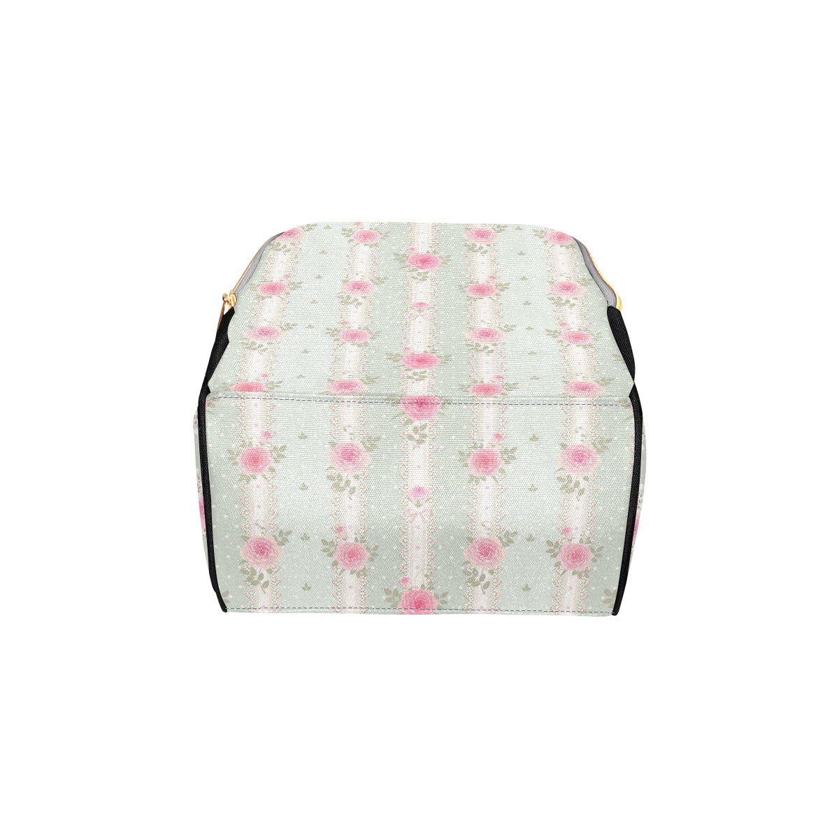 Rose Pattern Print Design RO016 Diaper Bag Backpack