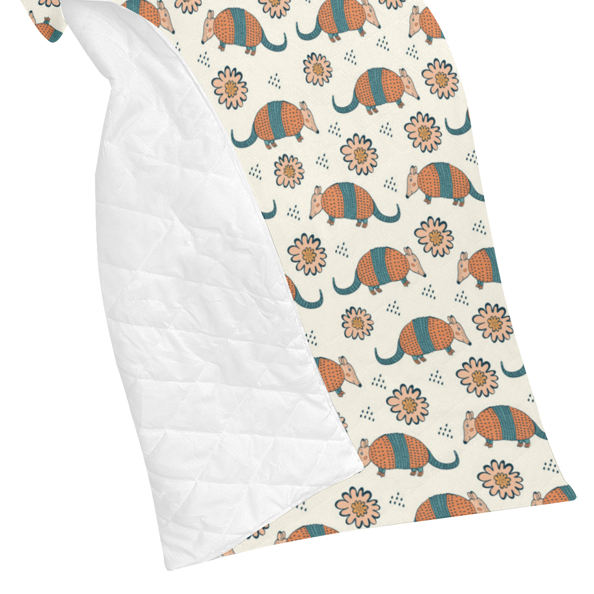 Armadillo Pattern Print Design 02 Premium Quilt