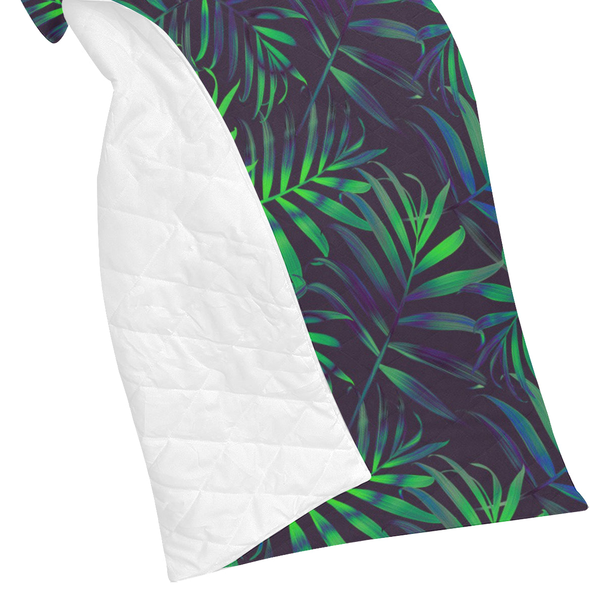Palm Leaves Pattern Print Design PL01 Premium Quilt