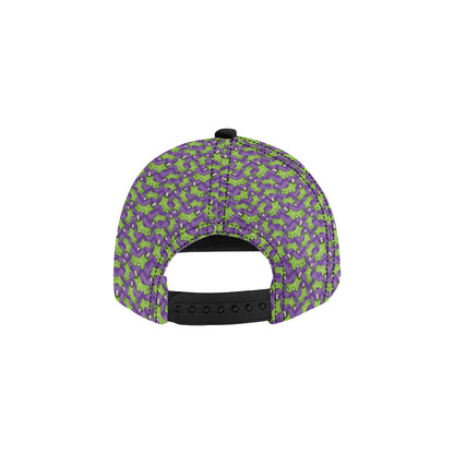 Zombie Foot Design Pattern Print Snapback Cap
