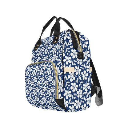 Hibiscus Pattern Print Design HB031 Diaper Bag Backpack