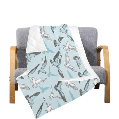 Pigeon Pattern Print Design 03 Premium Quilt