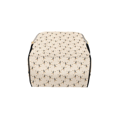 Cheerleader Pattern Print Design 03 Diaper Bag Backpack