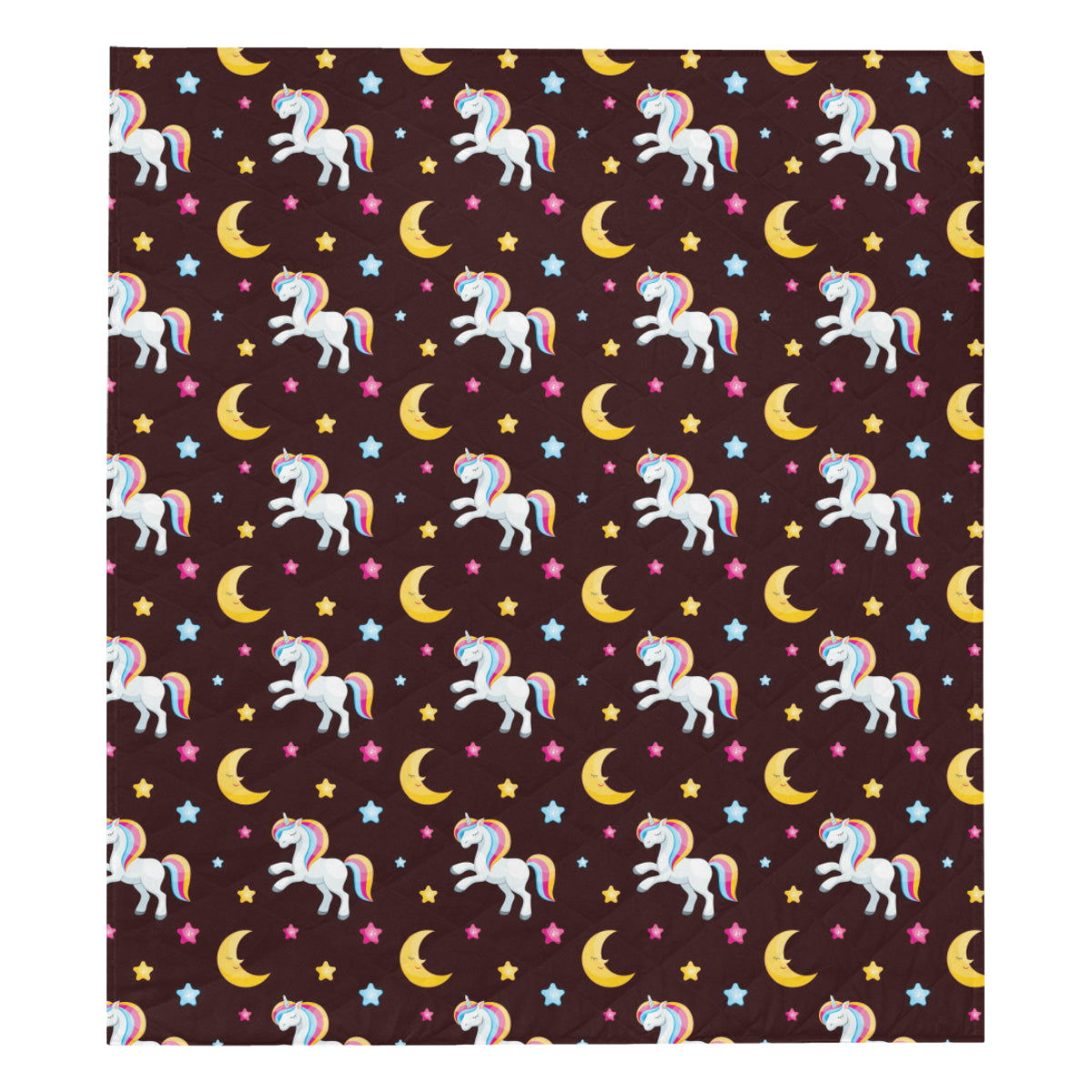 Unicorn Moon Star Premium Quilt