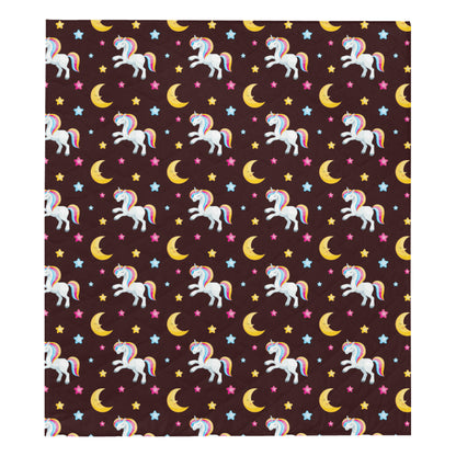 Unicorn Moon Star Premium Quilt