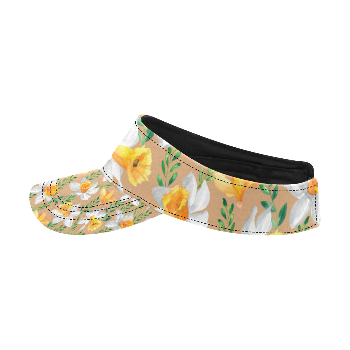 Daffodils Pattern Print Design DF04 Unisex Sun Visor