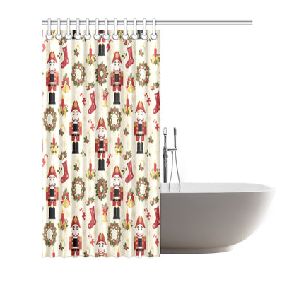 Nutcracker Pattern Print Design A01 Shower Curtain
