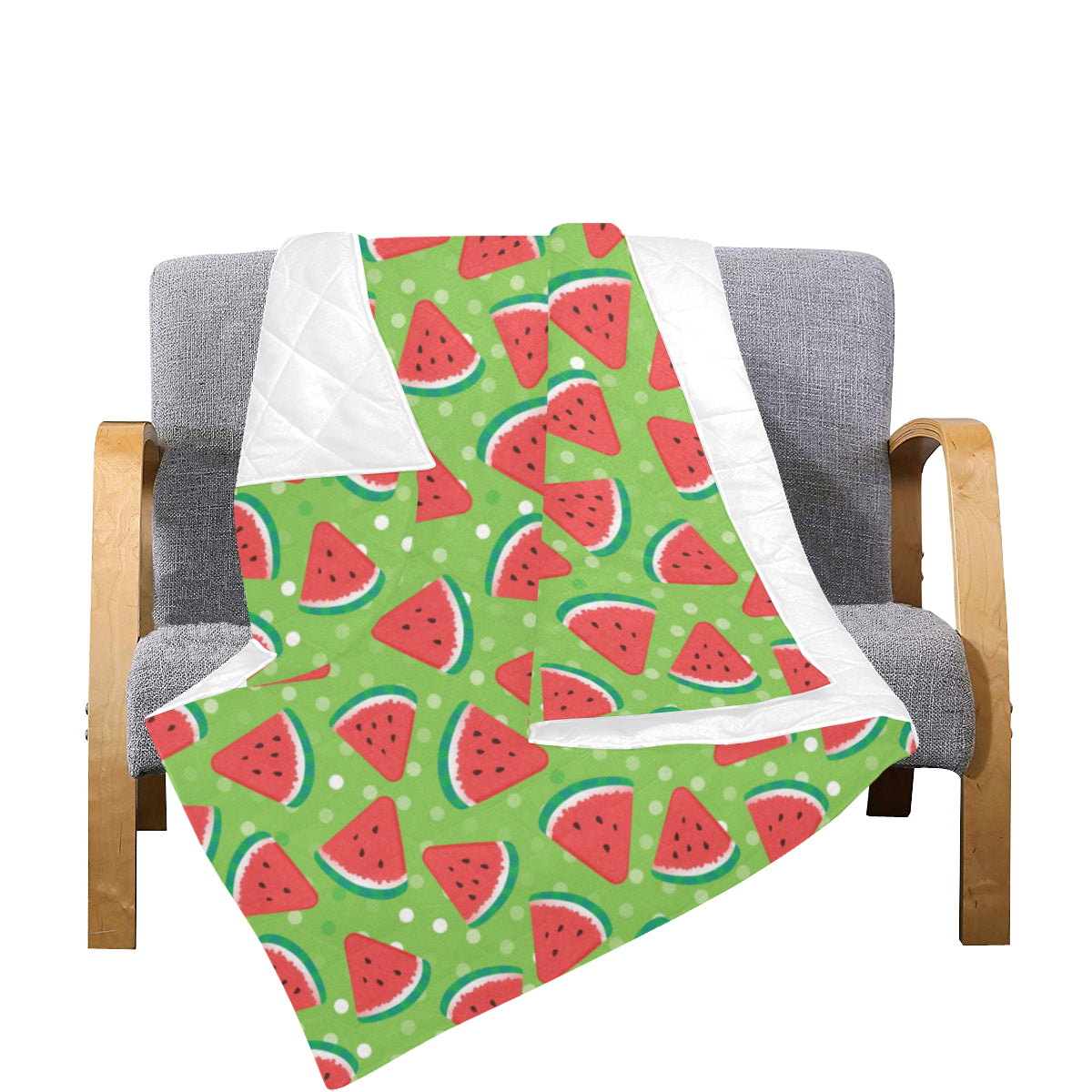 Watermelon Pattern Print Design WM05 Premium Quilt