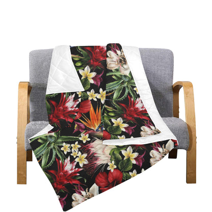 Summer Floral Pattern Print Design SF03 Premium Quilt
