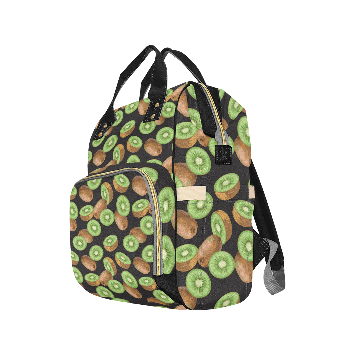 Kiwi Pattern Print Design KW03 Diaper Bag Backpack