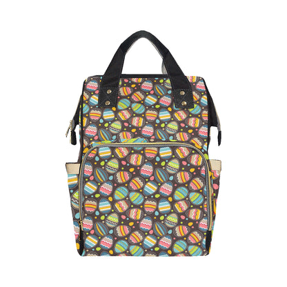 Easter Eggs Pattern Print Design RB03 Diaper Bag Backpack
