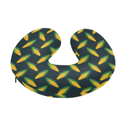 Corn Pattern Print Design 02 U-Shaped Travel Neck Pillow