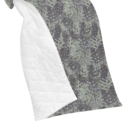 Camouflage Fern Pattern Print Design 05 Premium Quilt