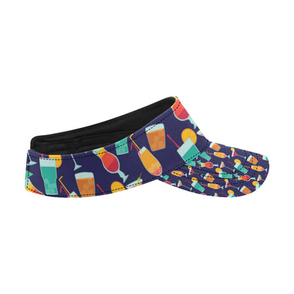Cocktail Pattern Print Design 06 Unisex Sun Visor