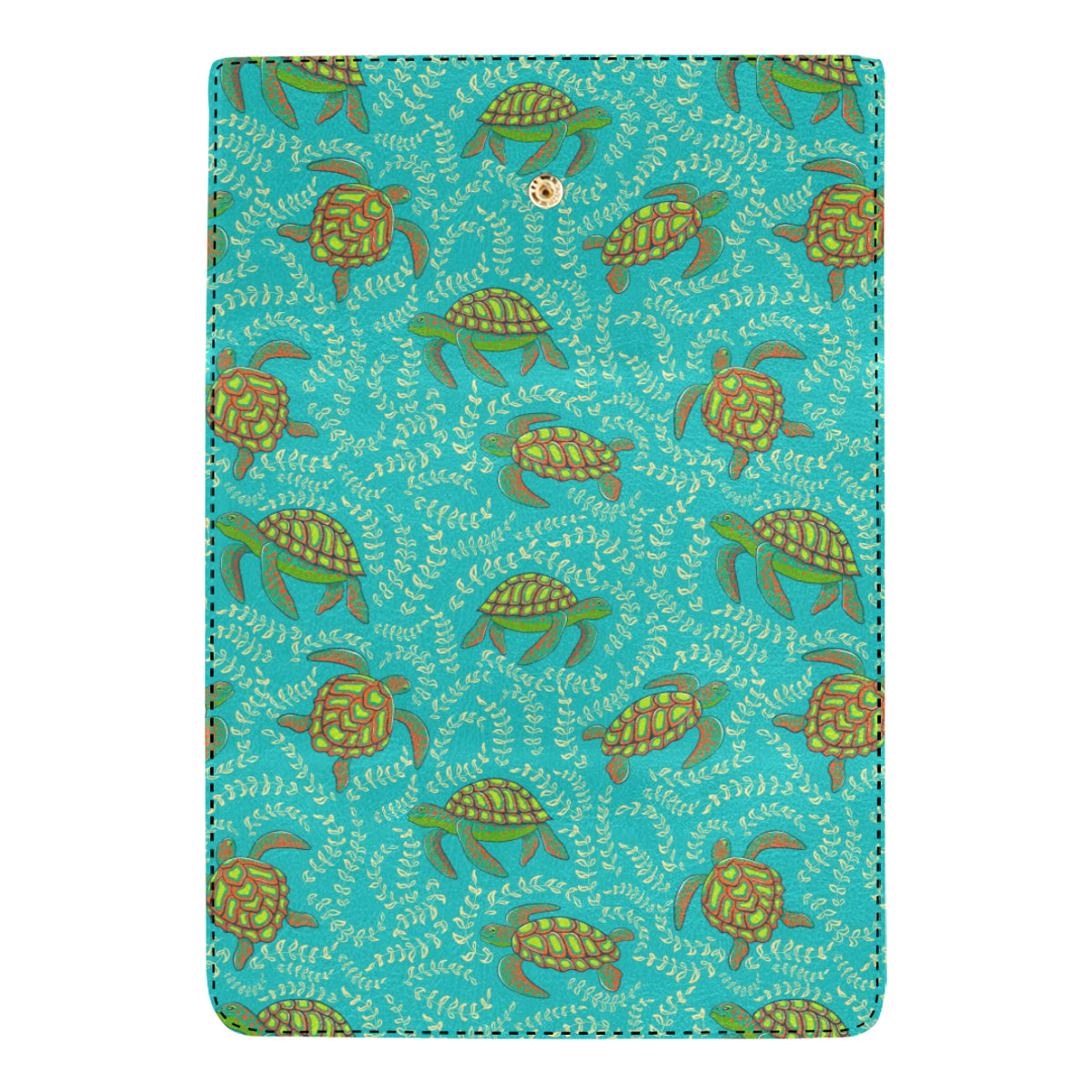Sea Turtle Pattern Print Design T010 Women's Trifold Wallet