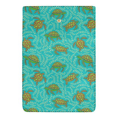 Sea Turtle Pattern Print Design T010 Women's Trifold Wallet