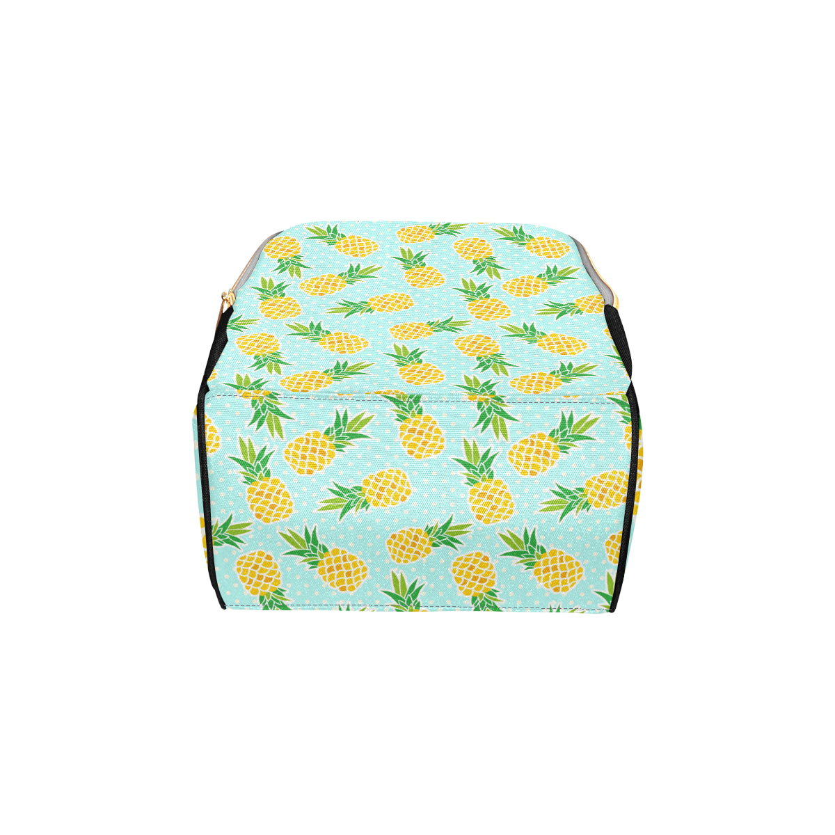 Pineapple Pattern Print Design PP01 Diaper Bag Backpack