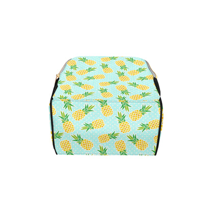 Pineapple Pattern Print Design PP01 Diaper Bag Backpack