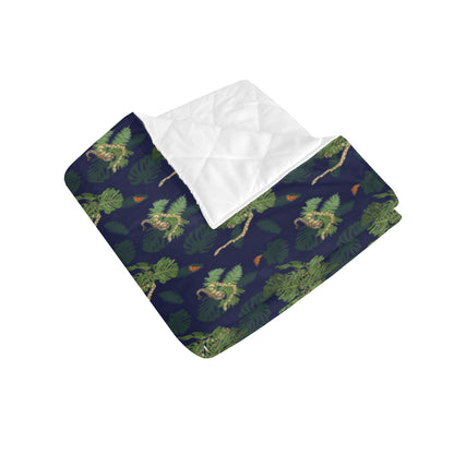 Boa Pattern Print Design 02 Premium Quilt