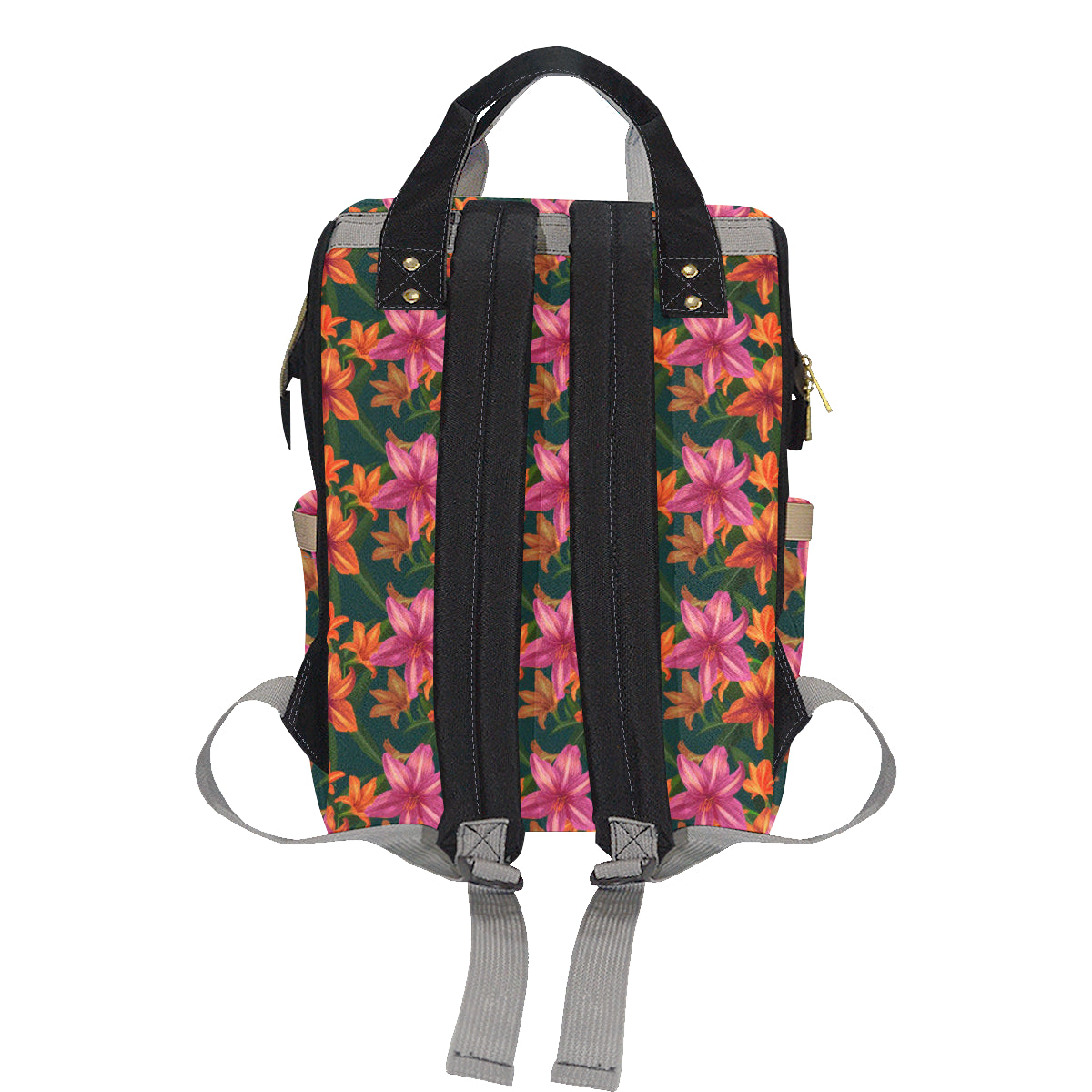Amaryllis Pattern Print Design AL01 Diaper Bag Backpack