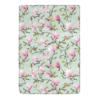 Magnolia Pattern Print Design MAG04 Women's Trifold Wallet