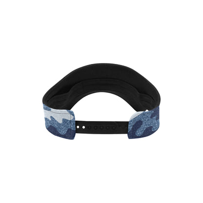 Jean Camouflage Pattern Print Design 05 Unisex Sun Visor