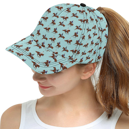 Equestrian Horse Riding Snapback Cap
