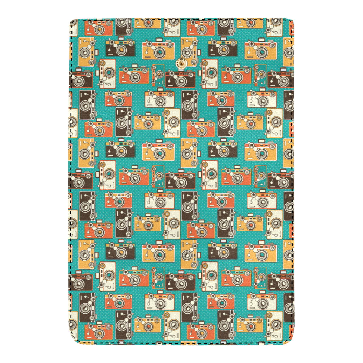 Camera Pattern Print Design 02 Women's Trifold Wallet