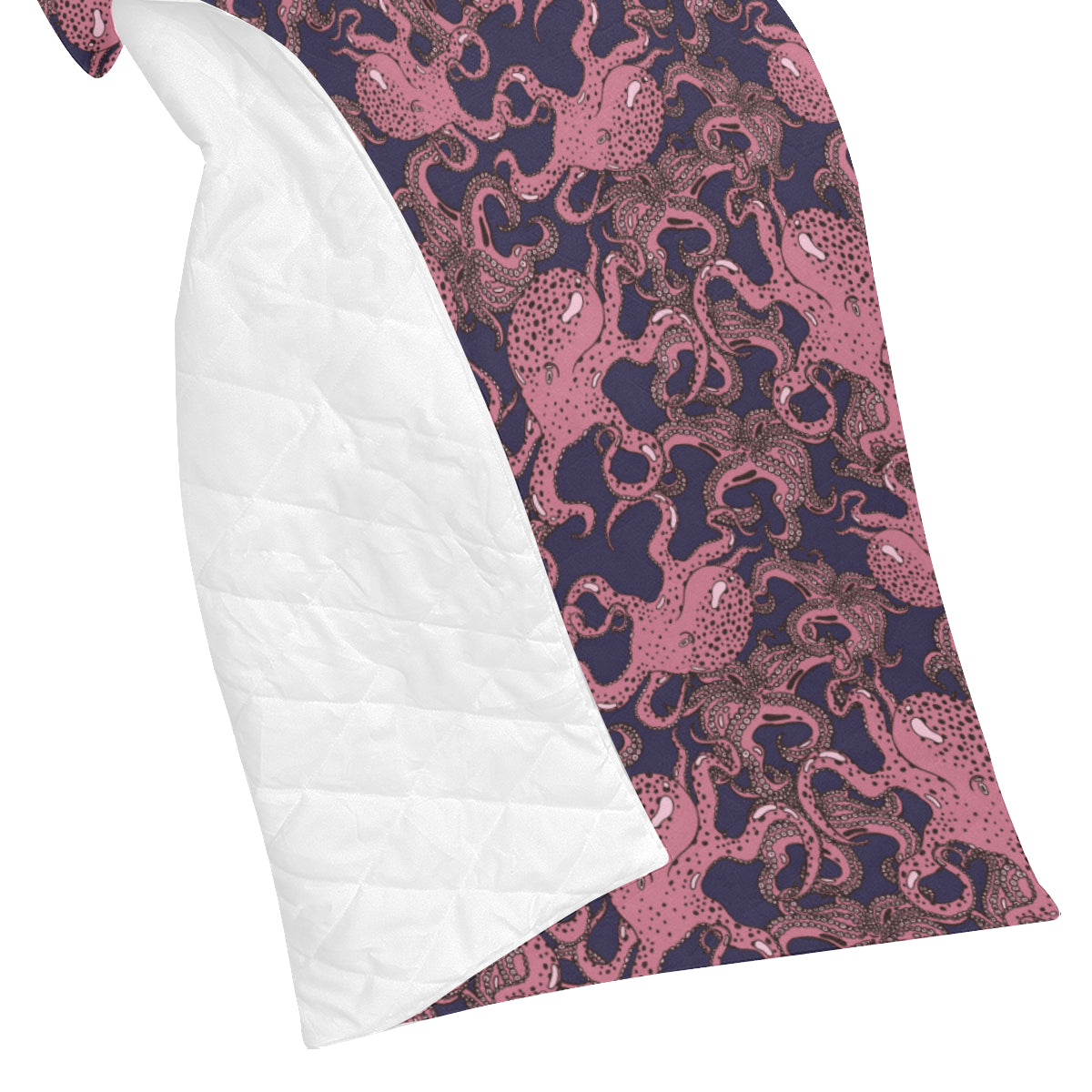 Octopus Pattern Print Design A03 Premium Quilt
