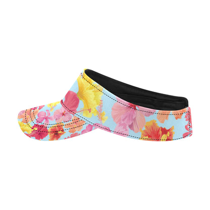 Hibiscus Pattern Print Design HB020 Unisex Sun Visor