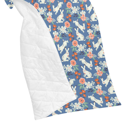 Bunny Pattern Print Design 07 Premium Quilt