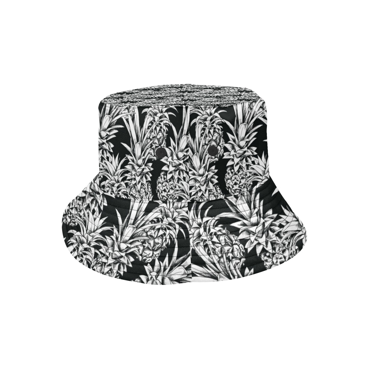 Pineapple Pattern Print Design PP08 Unisex Bucket Hat