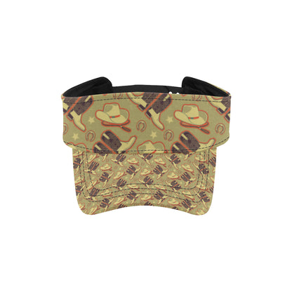 Western Cowboy Themed Unisex Sun Visor
